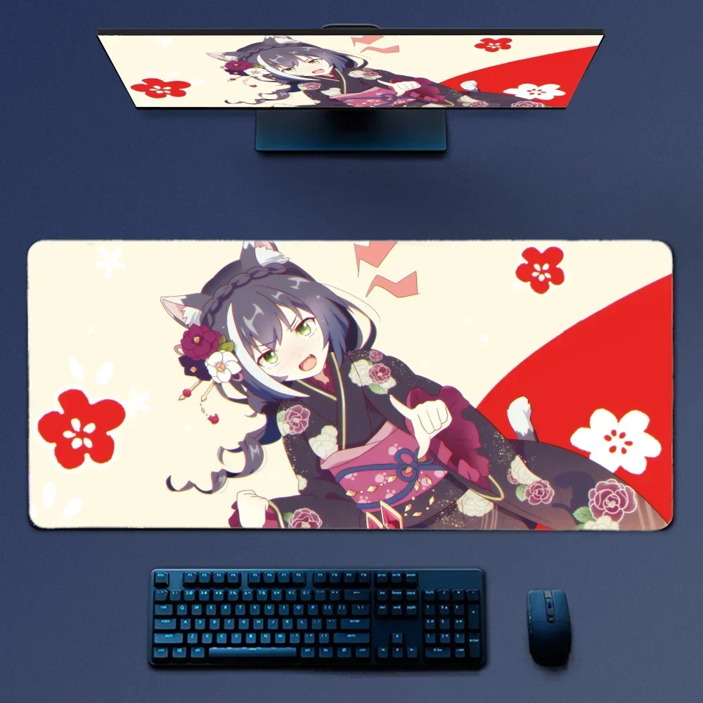 Kyaru Princess Connect Mousepad Large Gaming Mouse Pad LockEdge Thickened Computer Keyboard Table Desk Mat