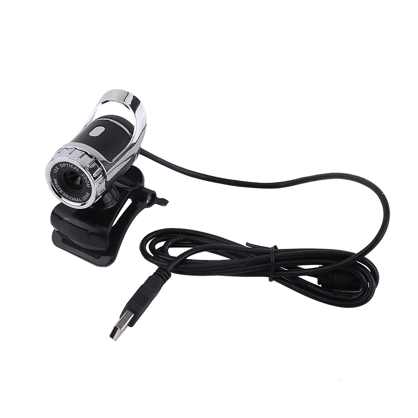 12M Pixels Clip on Webcam Web Camera HD 360° Rotating Stand Built in Microphone for PC