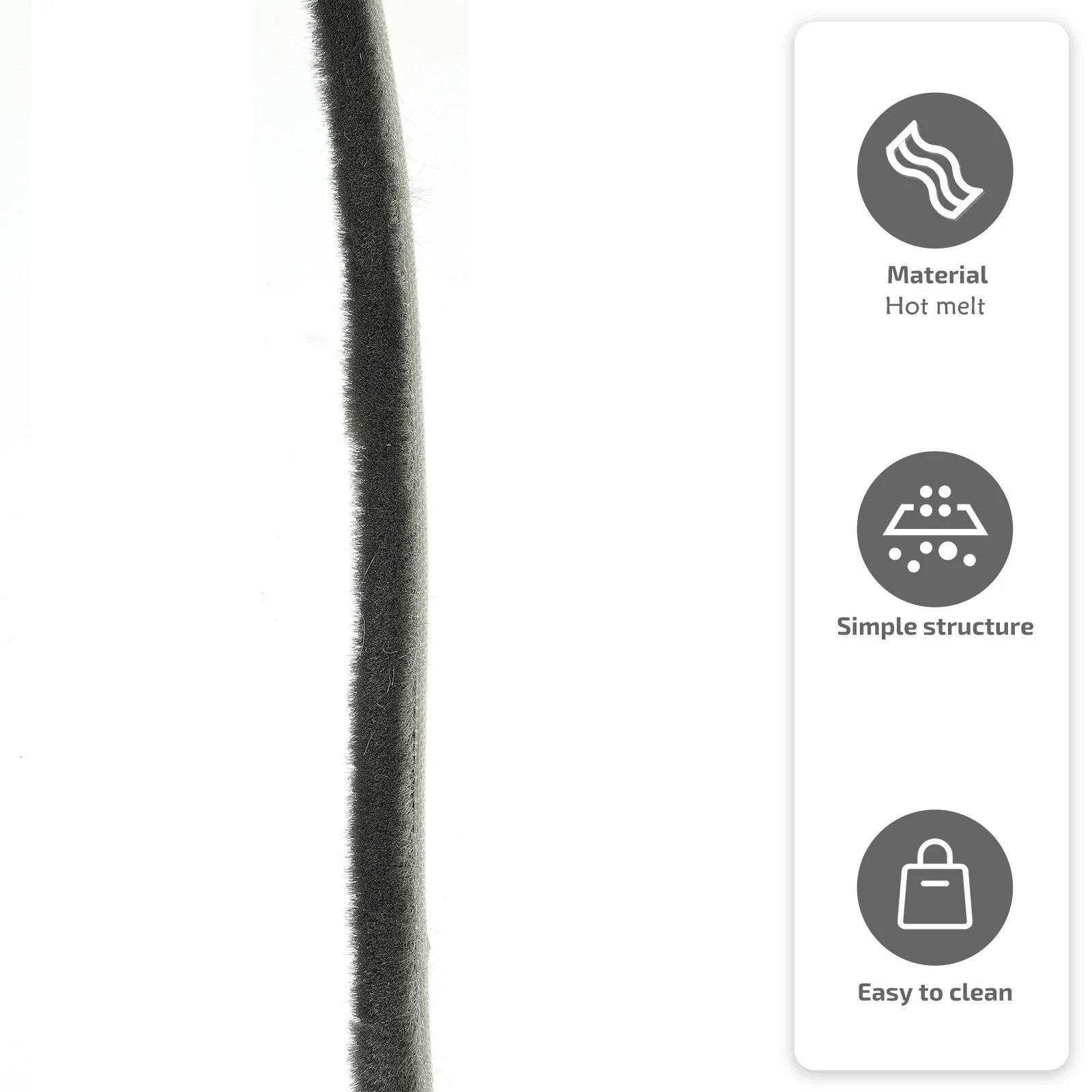 

2pcs 2 Rolls Self Adhesive Soundproof Seal Strip Door Window Weatherstrip Dustproof Cold Resistant Durable Weatherstripping For