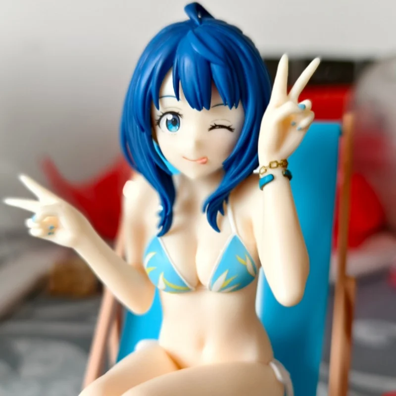 Original In Stock 15cm  Aniplex Makeine: Too Many Losing Heroines! ノンスケールフィギュア Swimsuit Anime Figure Model Ornament Toy