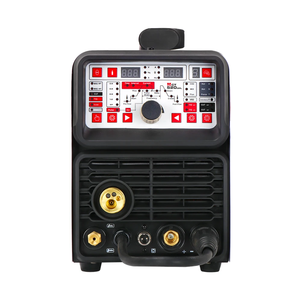 

220V MCT-520DPL MIG Welding Machine Hot Sale MIG TIG MMA CUT Pulse Cold Clean 5 in 1 TIG Welding Machine TIG Wel