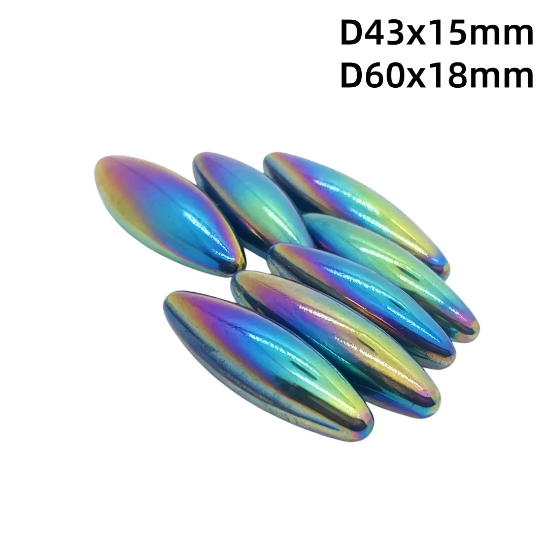 D43x15 Mm Strong Magnetic Ferrite Magnet Exploring Magnetic Science Toys Polishing Colored Olive Magnets D60x18