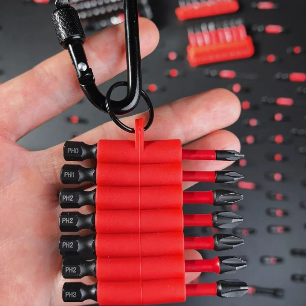 For For IRONMAN S2 Alloy Steel Driver Bit Set Magnetic Non Slip Tips With Organizer Storage Bar Household Assembly