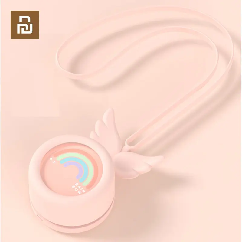 

Xiaomi New Mini Necklace Fan Portable Enduring Silent Hanging Fan Rechargeable USB Neck Fan For Summer Outdoor Travel Use 900mAh