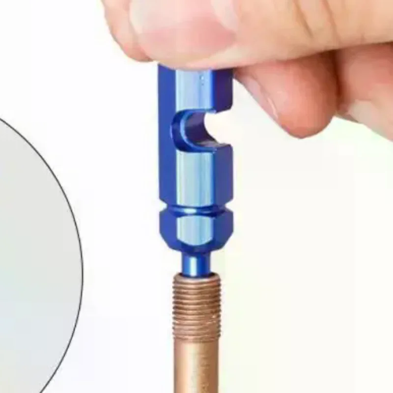 1Pcs Spanner 3-in-1 Bike Multifunctional Valve Core Remover Tool Wrench For Bicycle Schrader And Presta Valve Extender