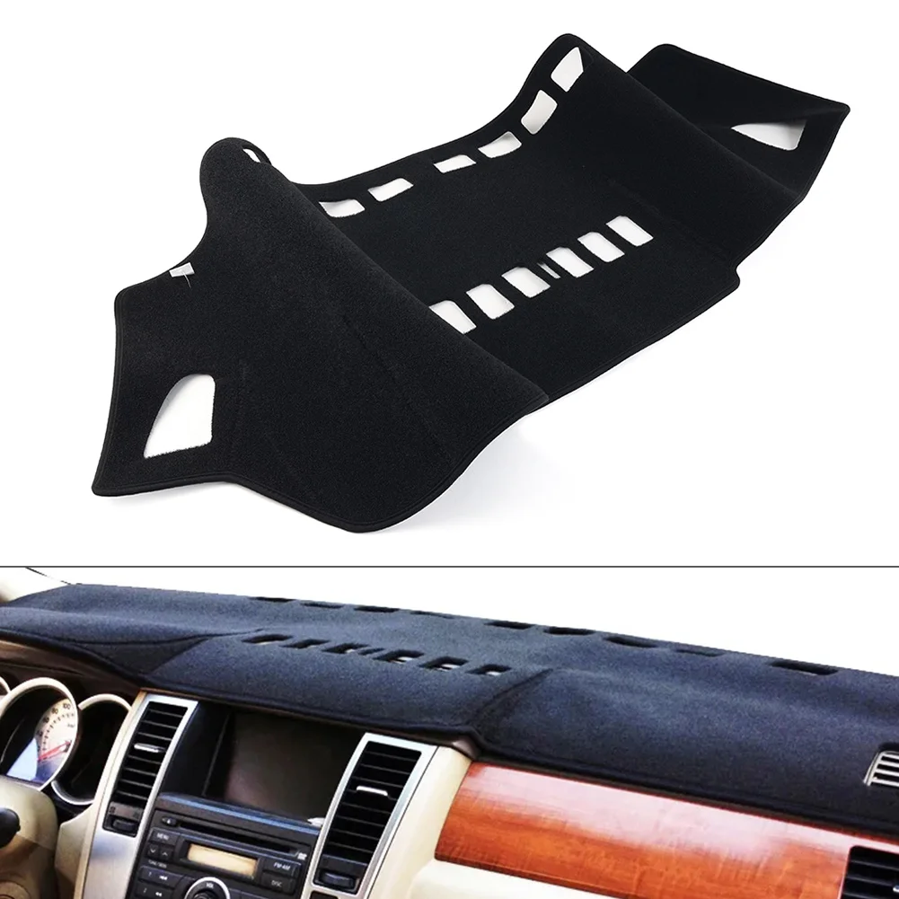 LHD Car Dashboard Cover Dash Mat Pad Sun Shade For Nissan Versa Tiida C11 2007 2008 2009 2010 2011