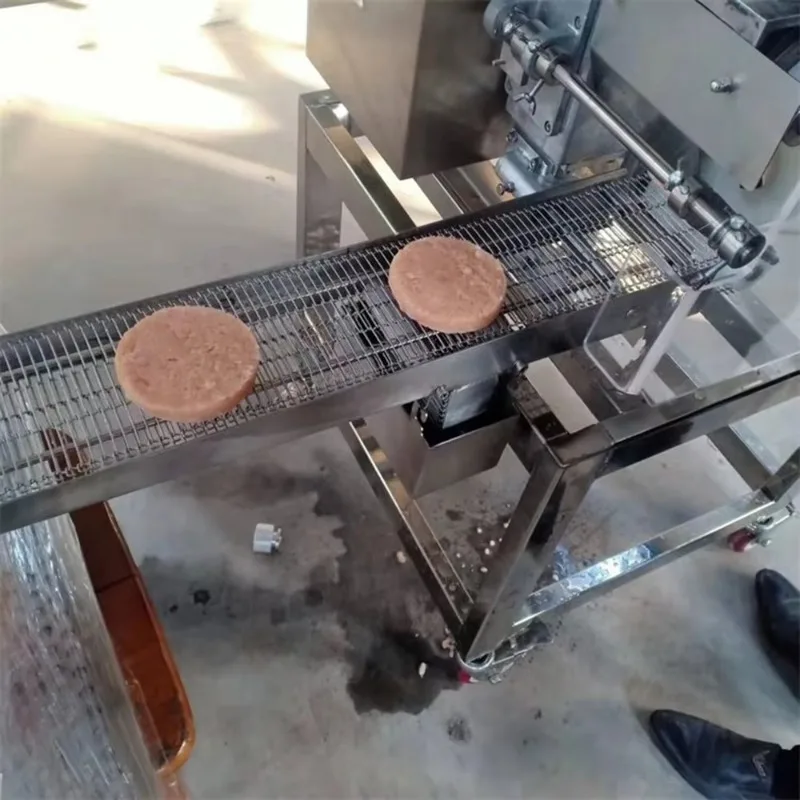 High Quality Meat Patty Burger Making Machine Stainless Steel Round Meat Pie Forming Shaping Machine