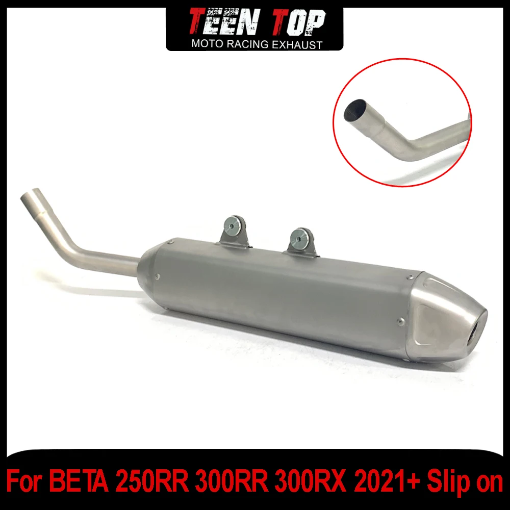 

Надеваемая выхлопная труба из нержавеющей стали для BETA 300RR 250RR 300RX, средняя соединительная труба, глушитель, мотоцикл Escape 300RR 2020+