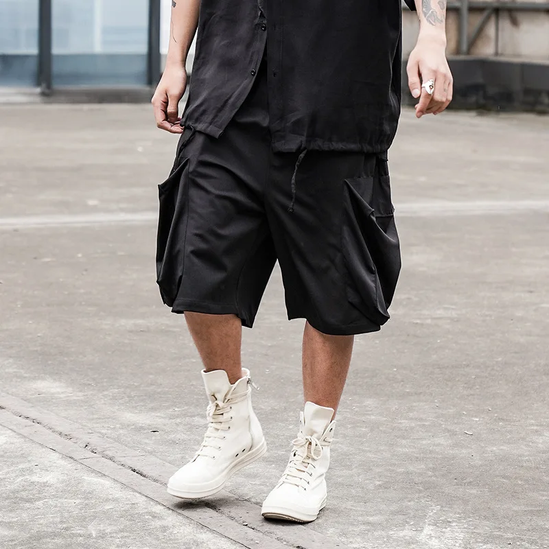 Men's Overalls Shorts Summer Beach Sports Shorts Comfortable Breathable Fashion Casual Jogging Wide Versatile Loose Shorts