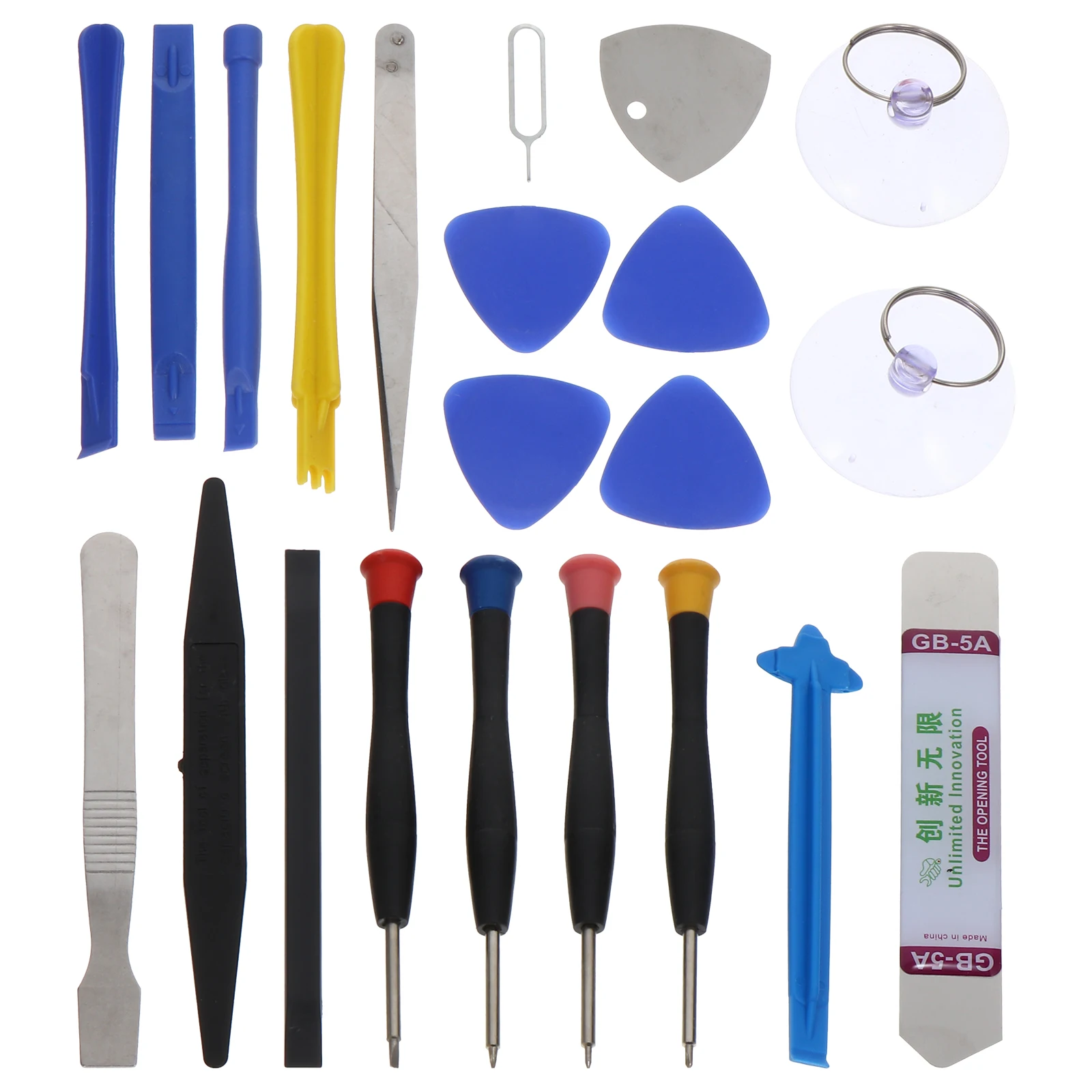 

22in1 Kit Durable Carbon Steel Tools for Cellphones Tablets Screen Pry Opening Tool Set Screwdriver Repair