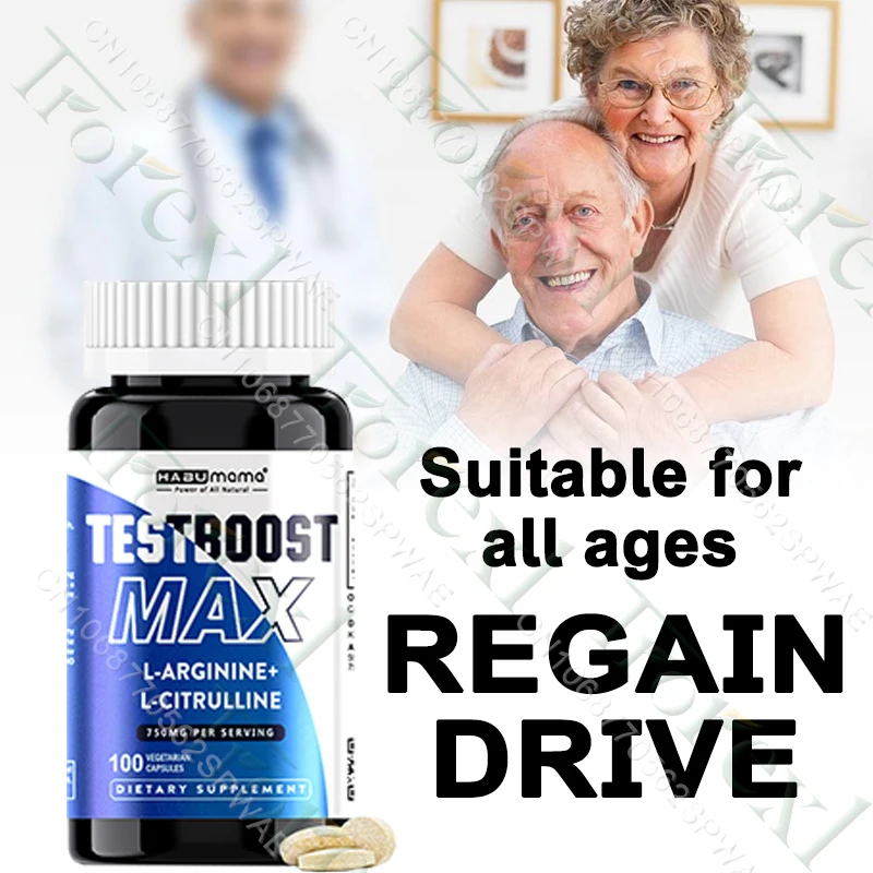 100 Tabs L-arginine Supplements Optimal Male Solidity & Re-Vitalize, Enhances Intimacy