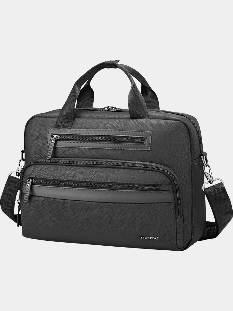 Tigernu teczki torby męskie torby na laptopa torebka 12-14 cali Casual Vintage teczki torebki na laptopa torby dla biznesu seria Connect — zdjęcie 2