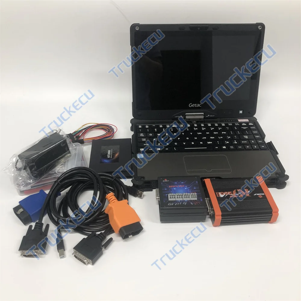 v110 laptop Full Master ECU Programmer Add New License Optimized Hardware Stable KT200 2 Support Bench BOOT BDM JTAG Protocols