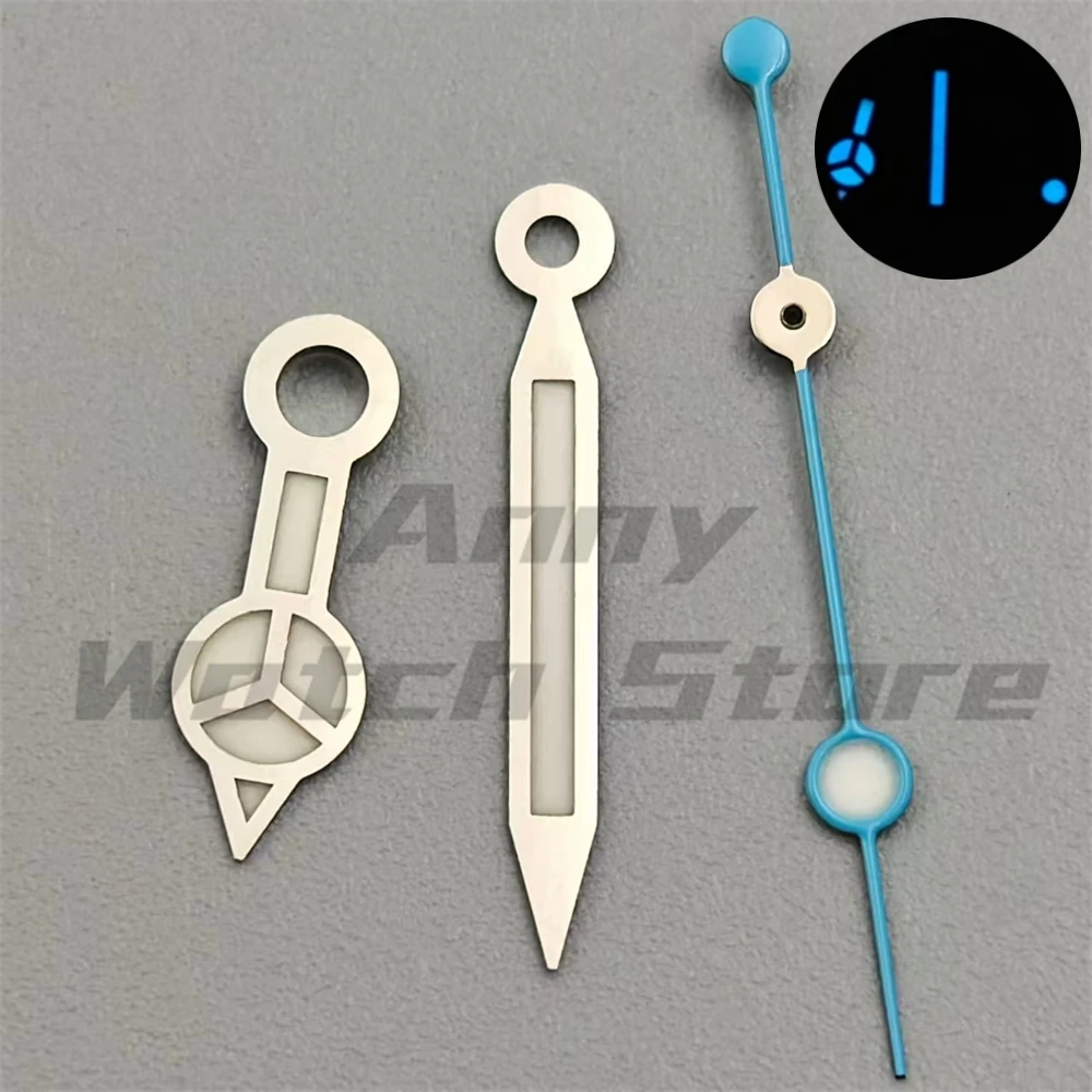 Multicolor Fashion Watch Hands Set Green/Blue Luminous Pointers Fit NH35 NH36 Movement Watch Replacement Parts