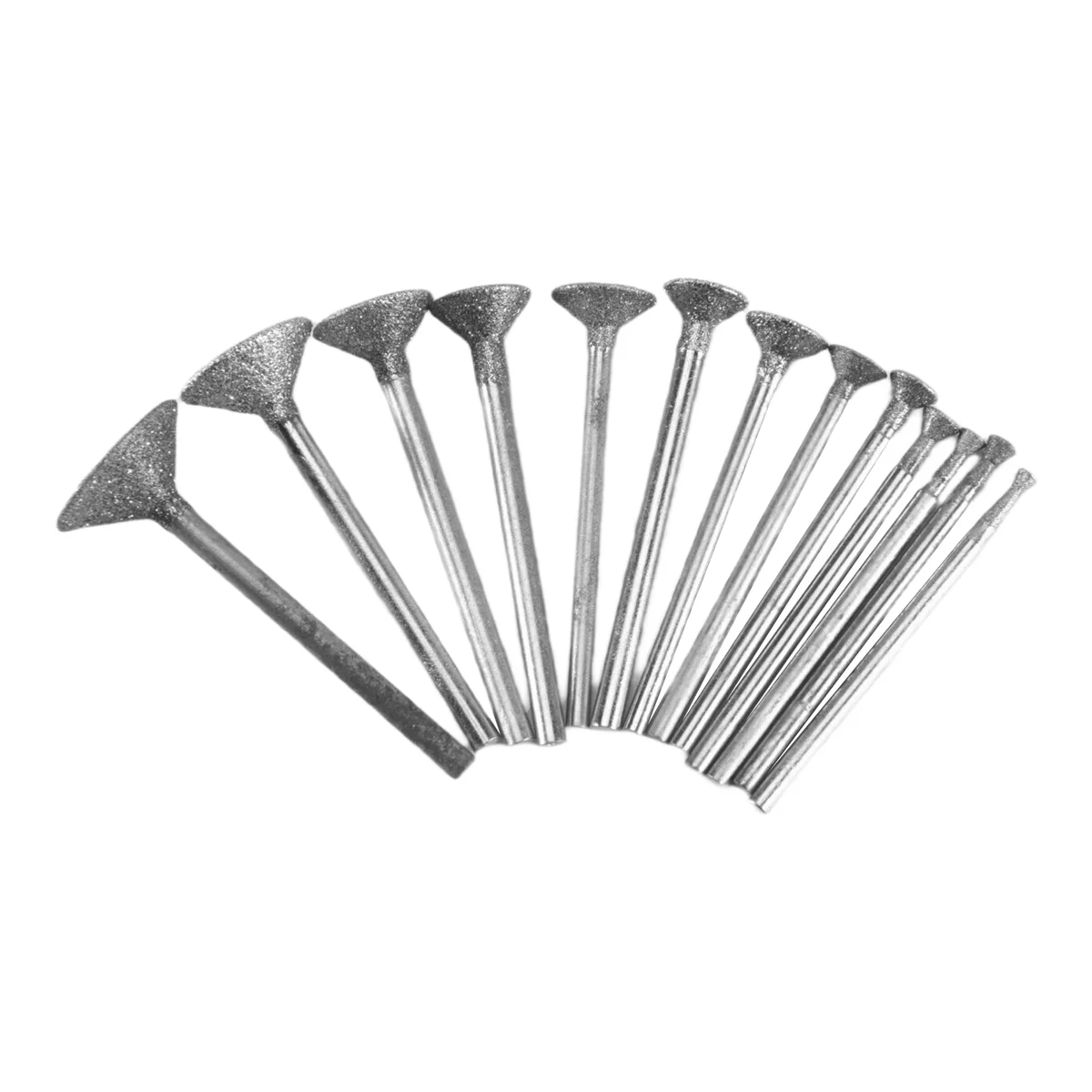 NN89R مجموعة نحت الحجر لقم الأزيز الماسية المتوافقة مع دريمل، 13 قطعة مجموعات تلميع ملحقات الأدوات الدوارة