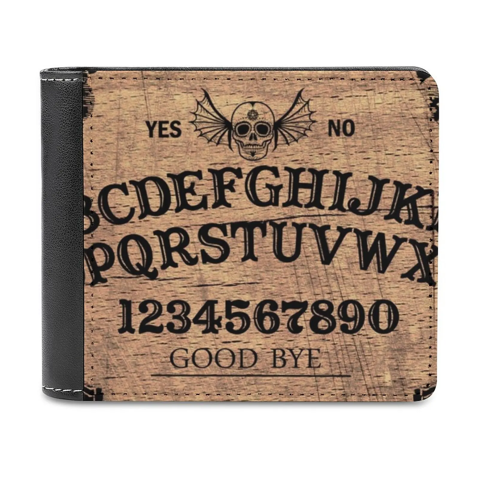 Classic Men's Wallet Purses Wallets New Design Dollar Price Top Men Leather Wallet Ouija Skulls Personalized Wallet Pattern