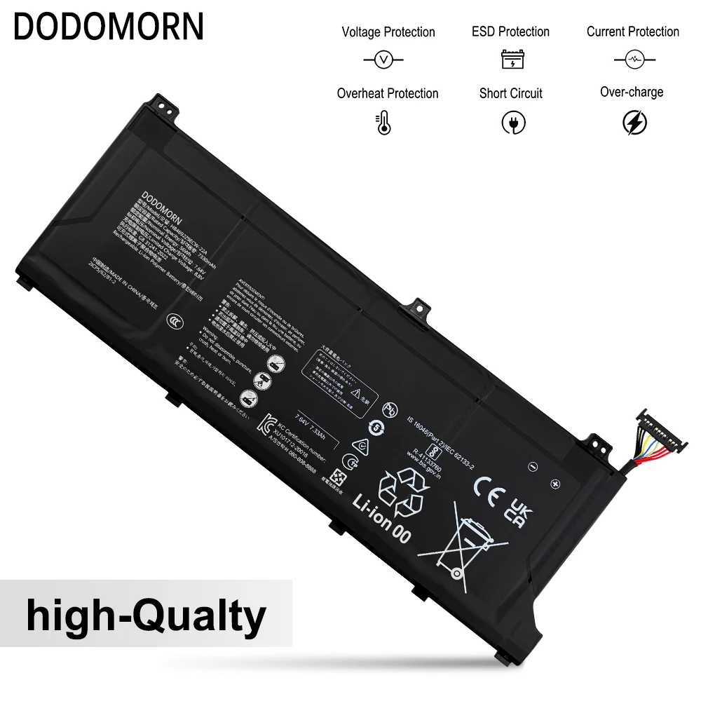 DODOMORN HB4692Z9ECW-22A Laptop Battery For Huawei MateBooK D14 Series NblL-WDQ9HN Nbl-WAQ9H NbIL-WFP9 BoDE-WFH9 Quality Battery
