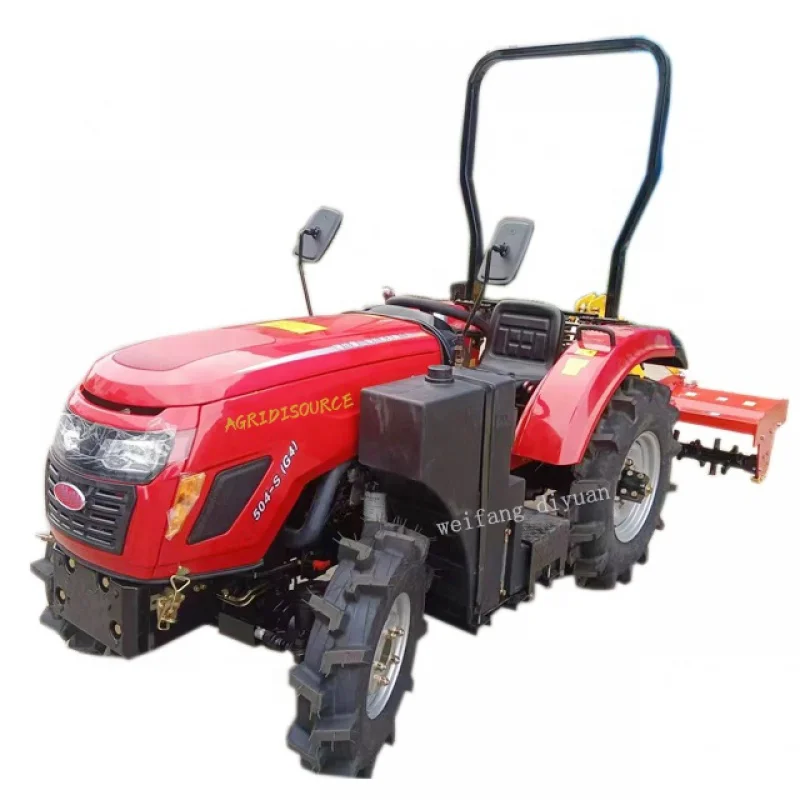 China: DIYUAN Best Chinese 70HP tractor 4*4 Wheel Drive Micro Tractor 4WD Farm Track Tractor Price agriculture equipment