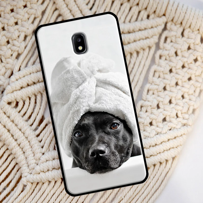 Staffordshire Bull Terrier Staffy Dog Case For Samsung J6 J4 Plus A6 A8 A9 J8 J2 Core 2018 A3 A5 2016 J3 J5 J7 2017 Phone Cover