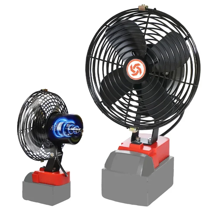 Velocidade Ventilador Usado para Milwa 18v Lítio Ion Bateria Portátil Ventilador Local de Trabalho sem Fio para Trabalhos Indoor e Outdoor 2