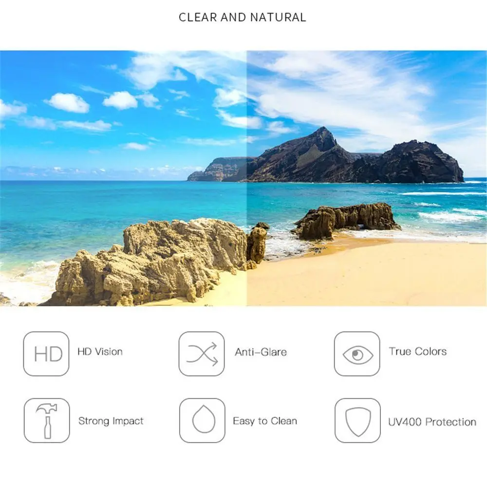 

Vintage Unisex Large Frame Sunglasses Fashionable UV 385 Protection Beach Sunshade Eyewear Perfect for Daily and Photography