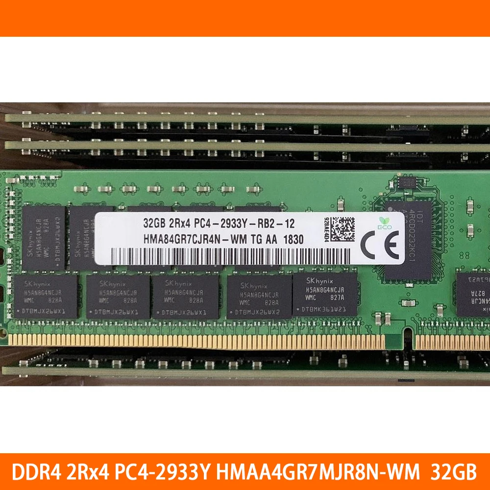 

1 шт. Оперативная память 32 ГБ DDR4 32G 2Rx4 PC4-2933Y HMAA4GR7MJR8N-WM Серверная память Высокое качество Быстрая доставка