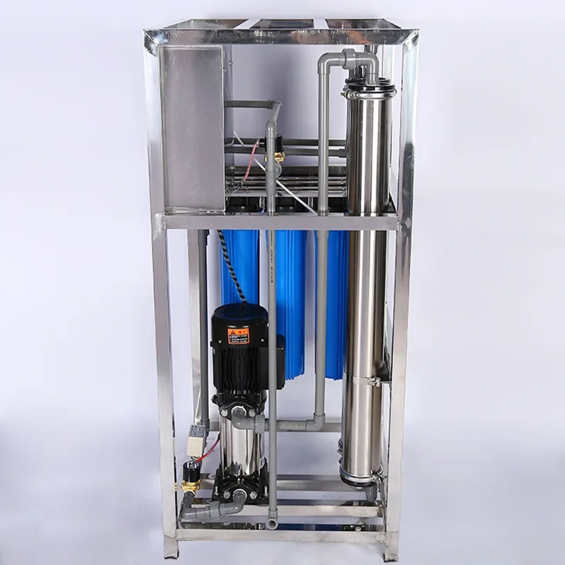 Sistem filter air osmosis terbalik sistem pemurni air tanaman filtrasi 250LPH 500LPH RO