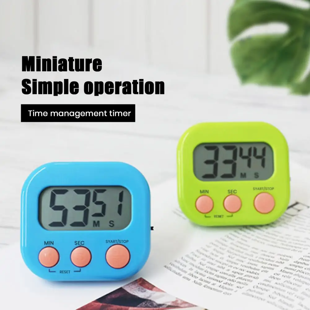 Magnetic Digital Timer for Teachers Kids Classroom Timer with Stand Hook Set Buttons Magnetic Kitchen Timer