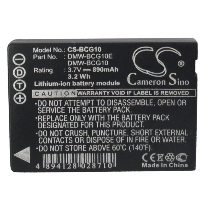 

Li-ion Camera Battery for Leica, 3.7V, 890mAh, Compatible Models: V-Lux 20, Lumix DMC-ZS7R, Lumix DMC-ZS7A