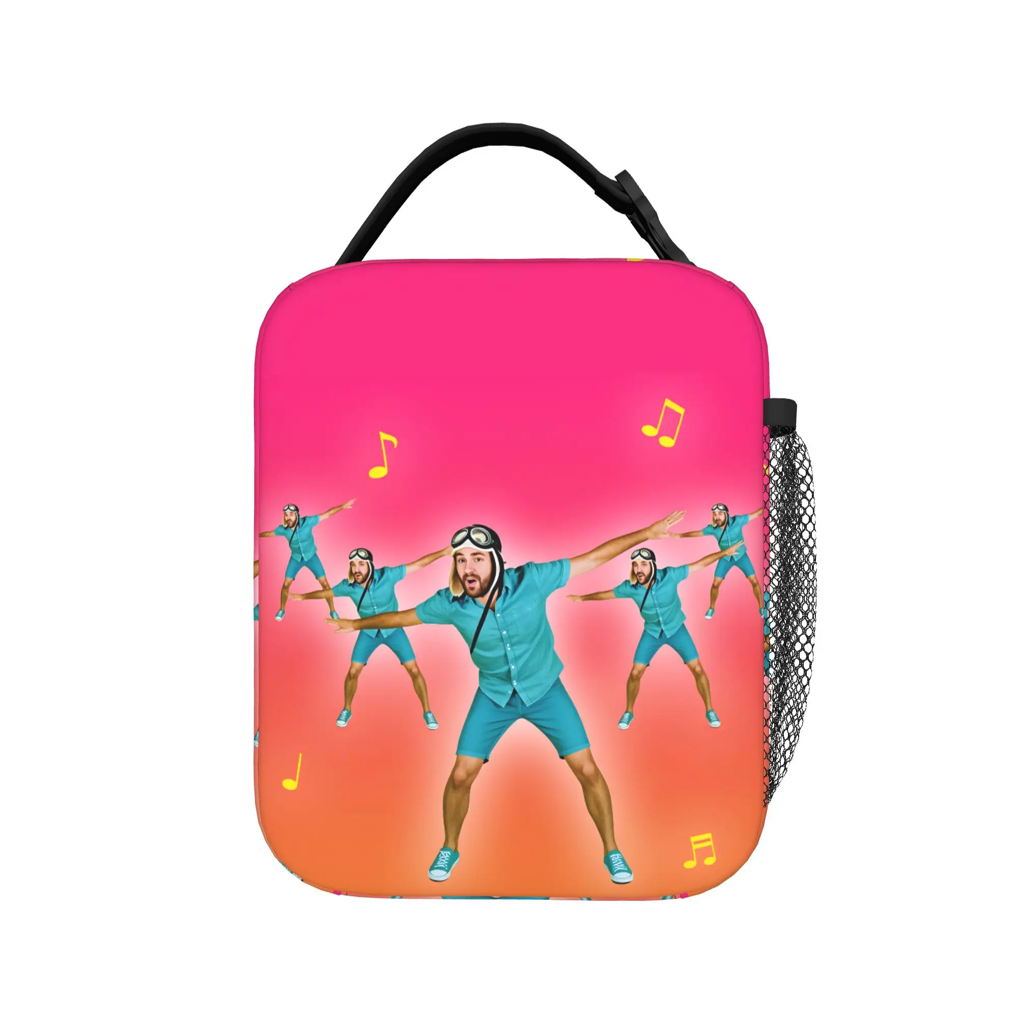 Danny Go Animated Programs Lunch Bag  Office Lunch Box For Adult Casual Print Tote Food Bags Oxford Portable Cooler Bag