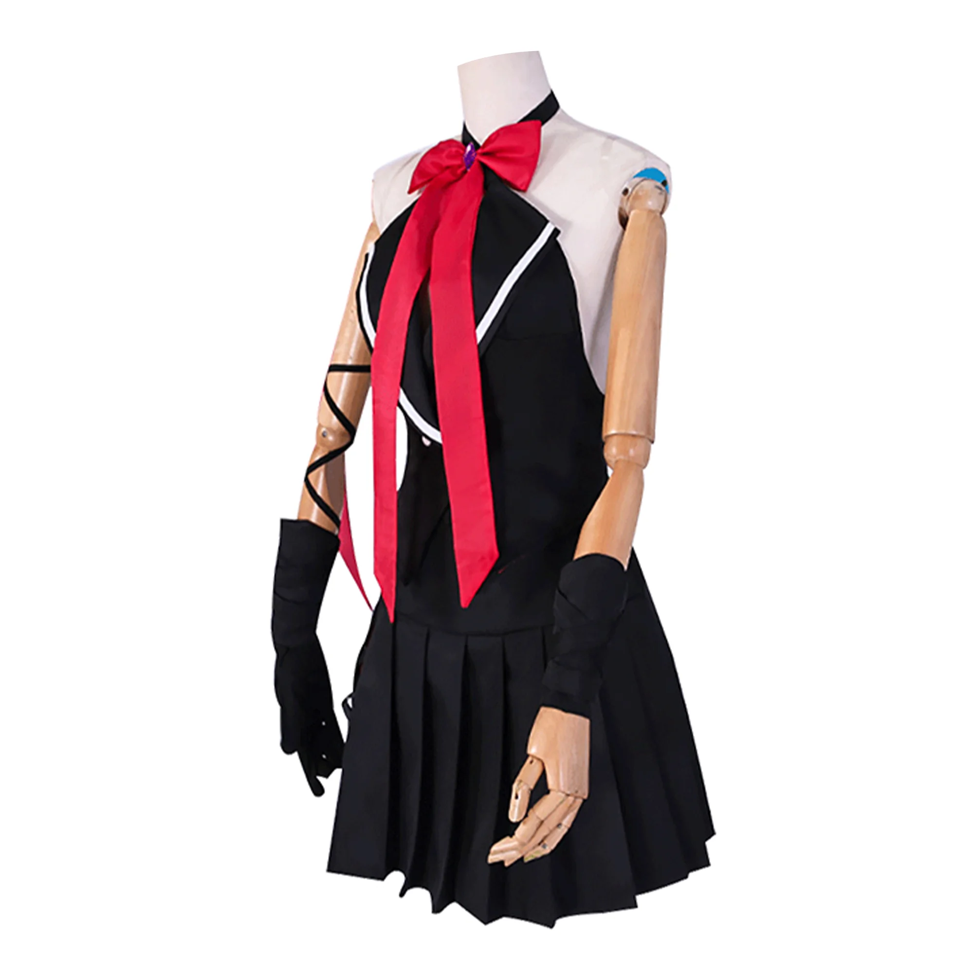 Anime Engage Kiss Cosplay Kisara Costume Party Uniform Full Set Black Suit