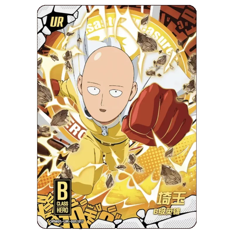 ONE PUNCH-MAN KAYOU UR Saitama Genos ATOMIC SAMURAI Kudoh Kishi Genos Garou Pig God Christmas Birthday Gift Collection Cards