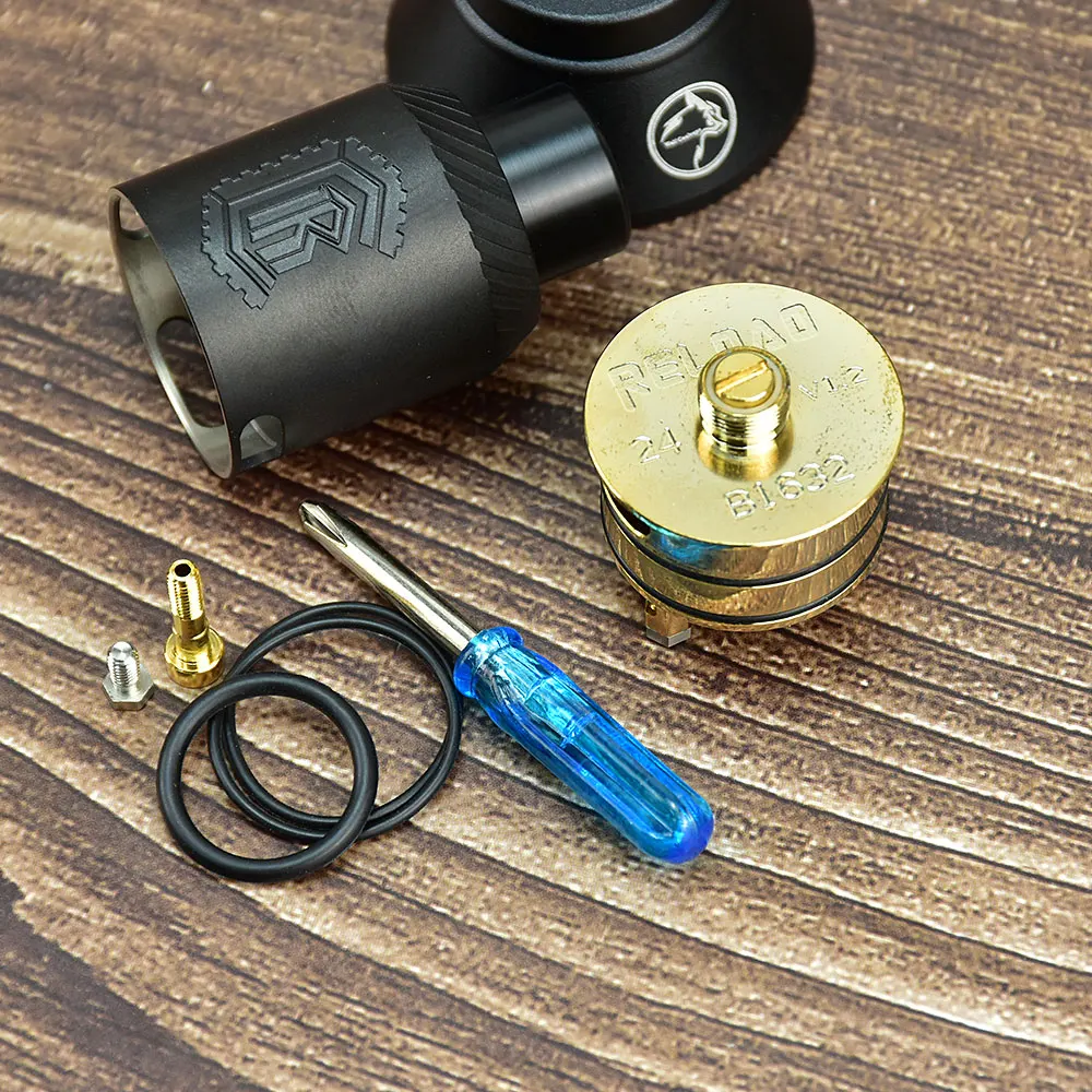 Vape Klassieke Stijl Herladen Rda V1.2 Stijl 304ss Rebuildable Tank Vape Verstuiver 1:1 Stijl Rda Tank Verstuiver Rda