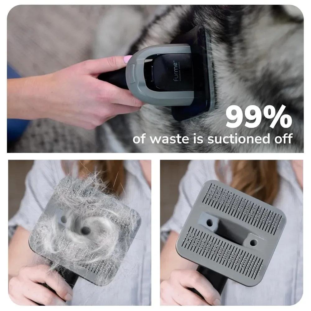 Настраиваемый профессиональный вакуумный комплект для ухода за домашними животными — набор для ухода за кошками и собаками для легкого ухода за домашними животными, тихий и безопасный пульт дистанционного управления для шерсти собак