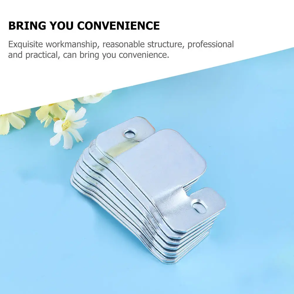 8Pcs Sofa Connector Metal Sectional Couch Clips Heavy Duty Furniture Bracket Clamp for Repair Fix Sectional Sofa Parts
