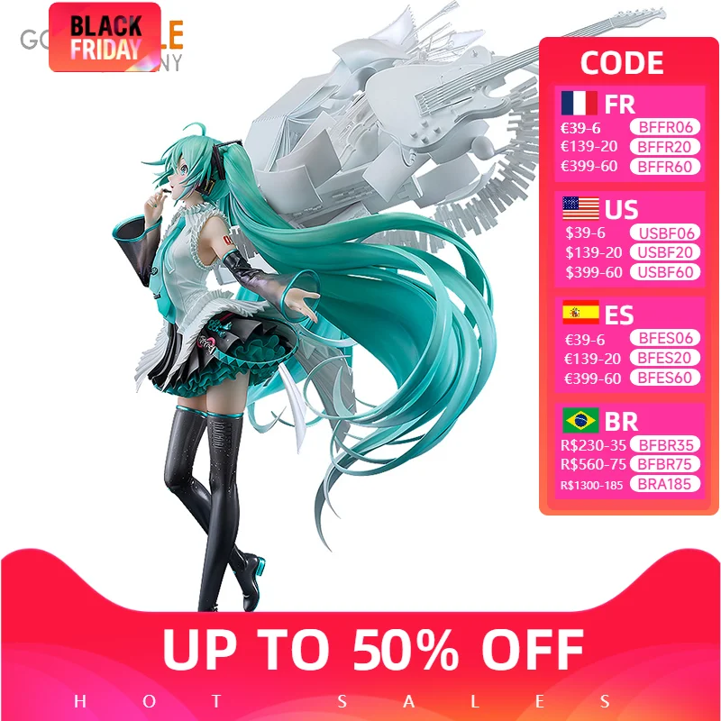 In Stock Genuine Original GSC Hatsune Miku Happy 16th Birthday Ver. Action Anime Figure Collectible Doll Statuette Ornament Gift