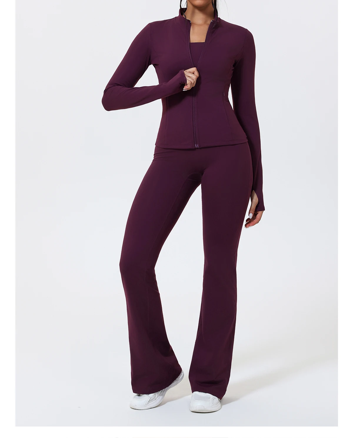 Hearuisavy Sommer-Laufsportweste mit gepolstertem BH, ECO Gym Push-Up-Yoga-Top für Damen, überkreuzter Rücken, U-Ausschnitt, Fitness-Unterwäsche – Detail 21