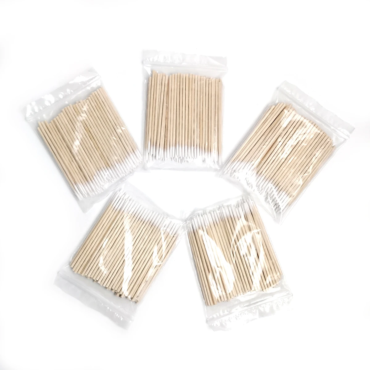 100/300 PCS Disposable ขนาดเล็กผ้าฝ้าย Swab แปรง Lint ฟรี Micro ไม้แปรงแต่งหน้า Eyelash EXTENSION กาวถอดเครื่องมือ