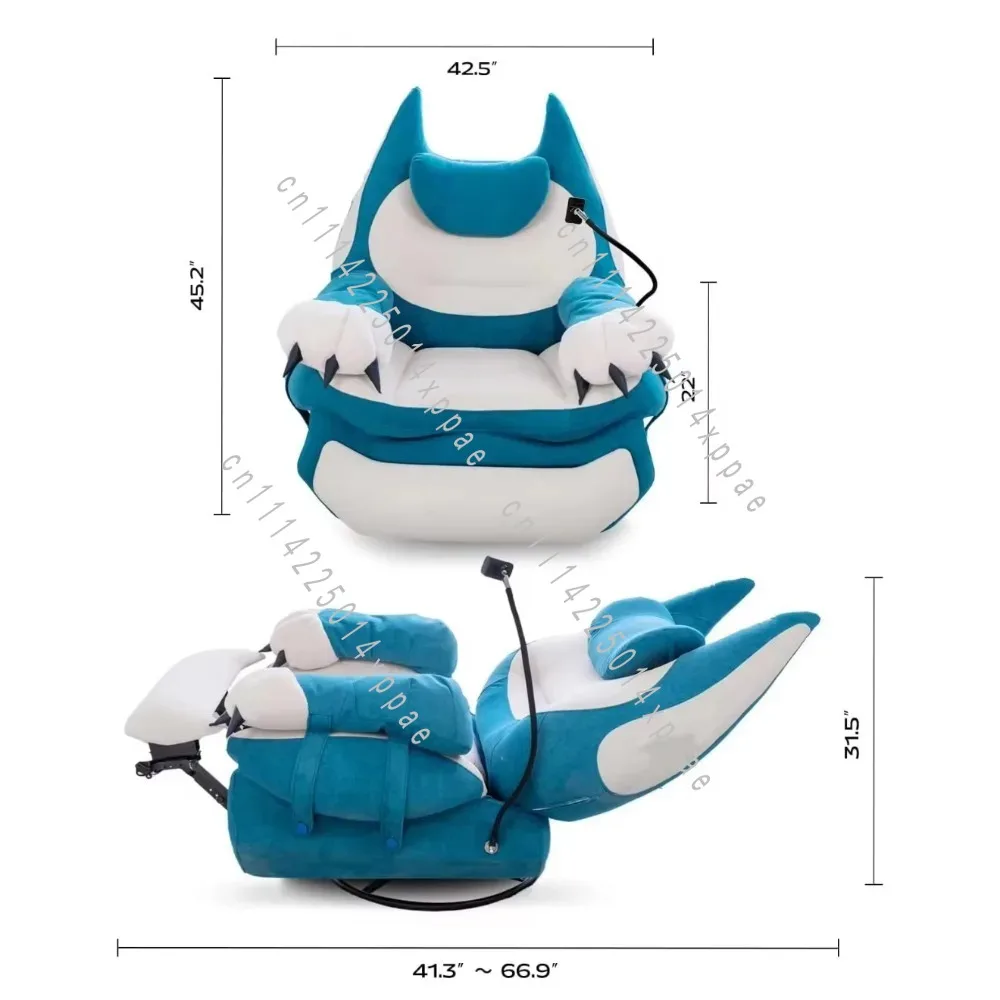 Modern Single Rocking Sofa Seat Electric Chair Smart Memory Foam Sofa Voice Control Gaming  Chair