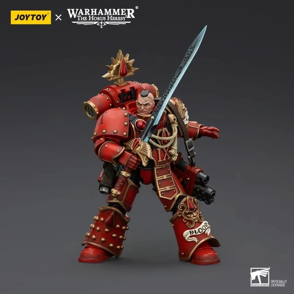 [PRENDA] JOYTOY Warhammer 30k Figuras de ação Anjos de sangue Raldoron Primeiro capitão dos Anjos de sangue Coleção Modelo de brinquedo 1/18