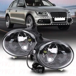 For Audi Q5 2008 2009 2010 2011 2012 2013 2014 2015 2016 2017 1 Pair LED Front Bumper Fog Lights Fog Lamp 8T0941699B 8T0941700B