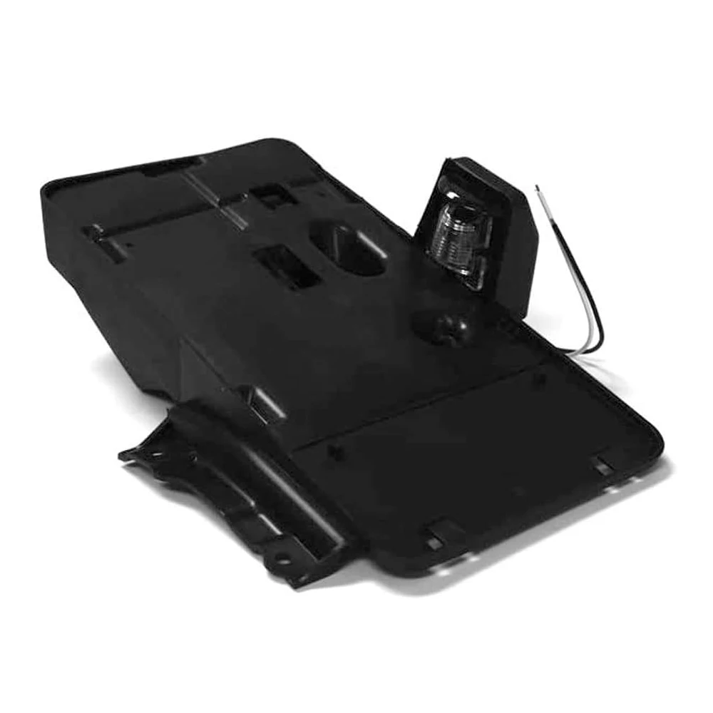 Für Jeep Wrangler JK 2007–2017, hinterer Kennzeichenhalter, Rahmen, Nummernschild, Montagehalterung mit Licht – Detail 2