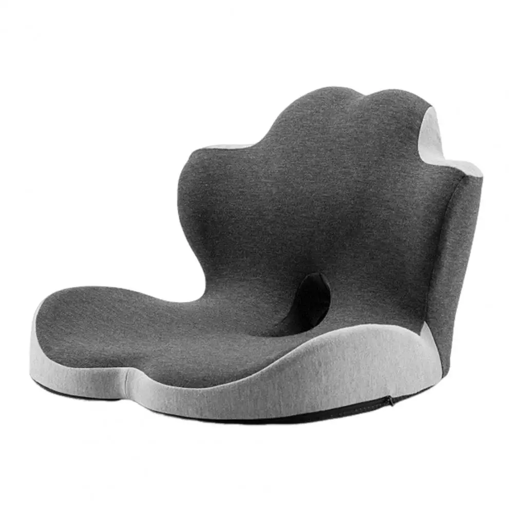Memory-Schaum Bürostuhl-Kissen Rückenlehne Ergonomisches Sitzkissen zur Stresslinderung Lendenwirbelstütze für Auto und Büro – Detail 14