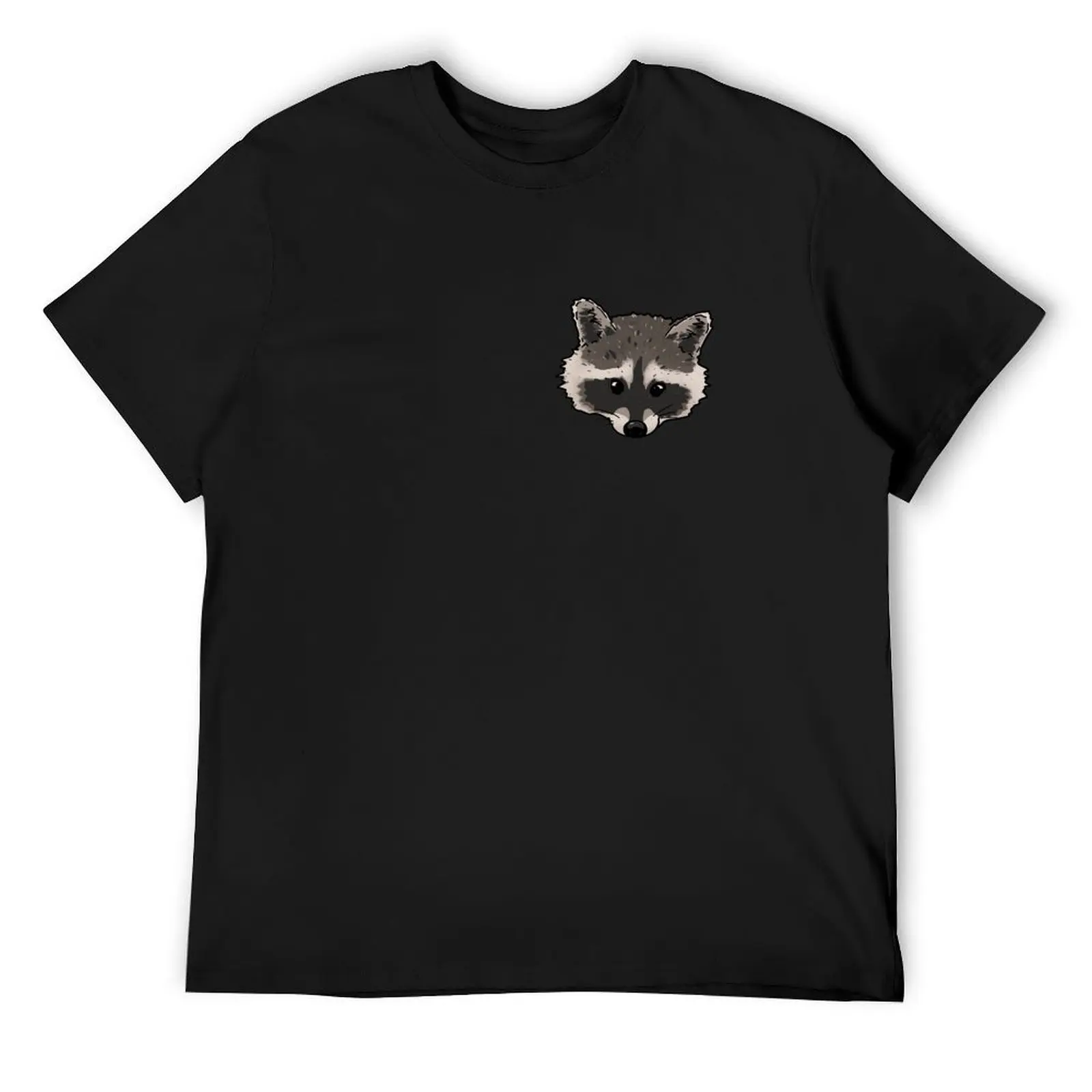 

Cute raccoon face T-Shirt shirts graphic tee blacks cotton man t-shirts plain t shirts for men