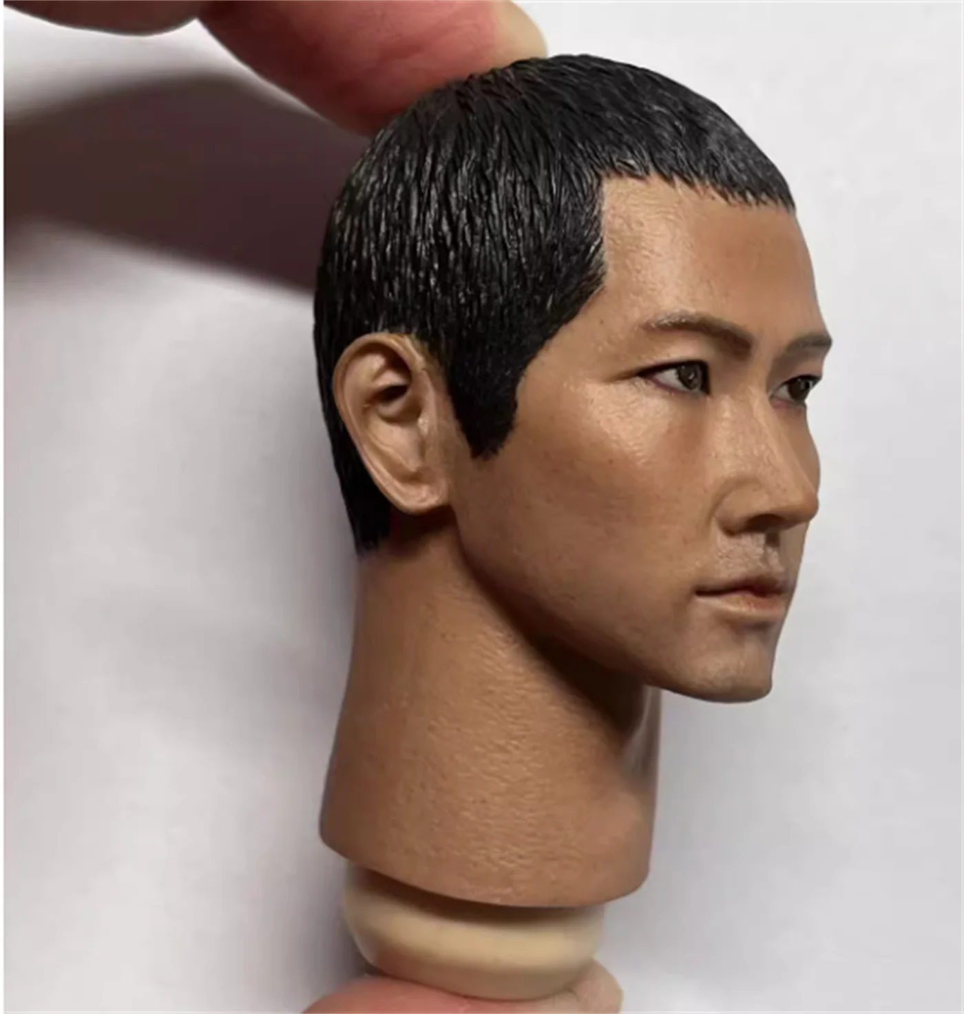 Honor Guard Air Force Head Carving1/6   head carving model Military  Asian Soldier  DAM  Sculpt  Model 1/6 Scale Action Figure