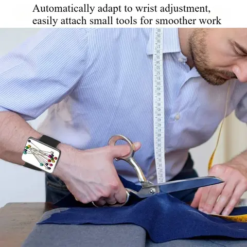 Magnetisk nåldyna för handledssömnad Magnetisk nåldyna för sömnad Magnetisk nålhållare för sömnad Magnetisk silikonhandled 6 best sales sömnadsnålsdyna - №1