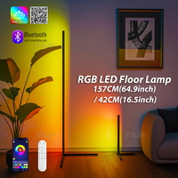 Smart RGBIC Dream Color LED Floor Lamp 59inch APP & Remote Control with Music Sync 16 Million Color Change Standing Mood Light
