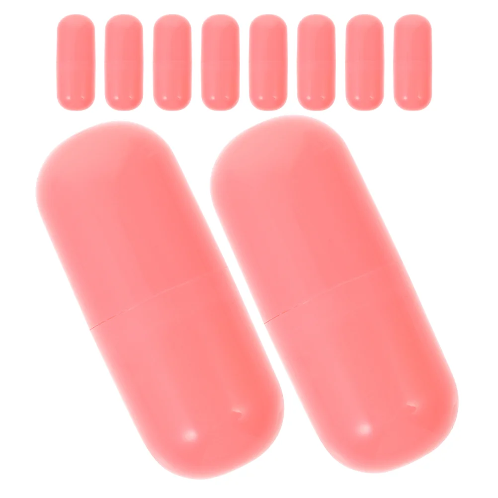 10Pcs Empty Lip Gloss Container Mini Pill Lipstick Capsules Wrapping Box Lip Gloss Packaging Boxes Shipping Bo