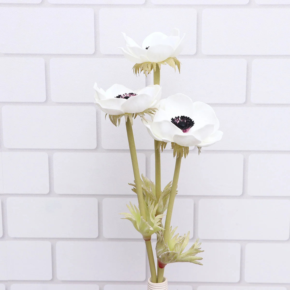 5 Pcs DIY Flower Arrangement Decor Single Branch Photo Props Anemone Artificial Simulation