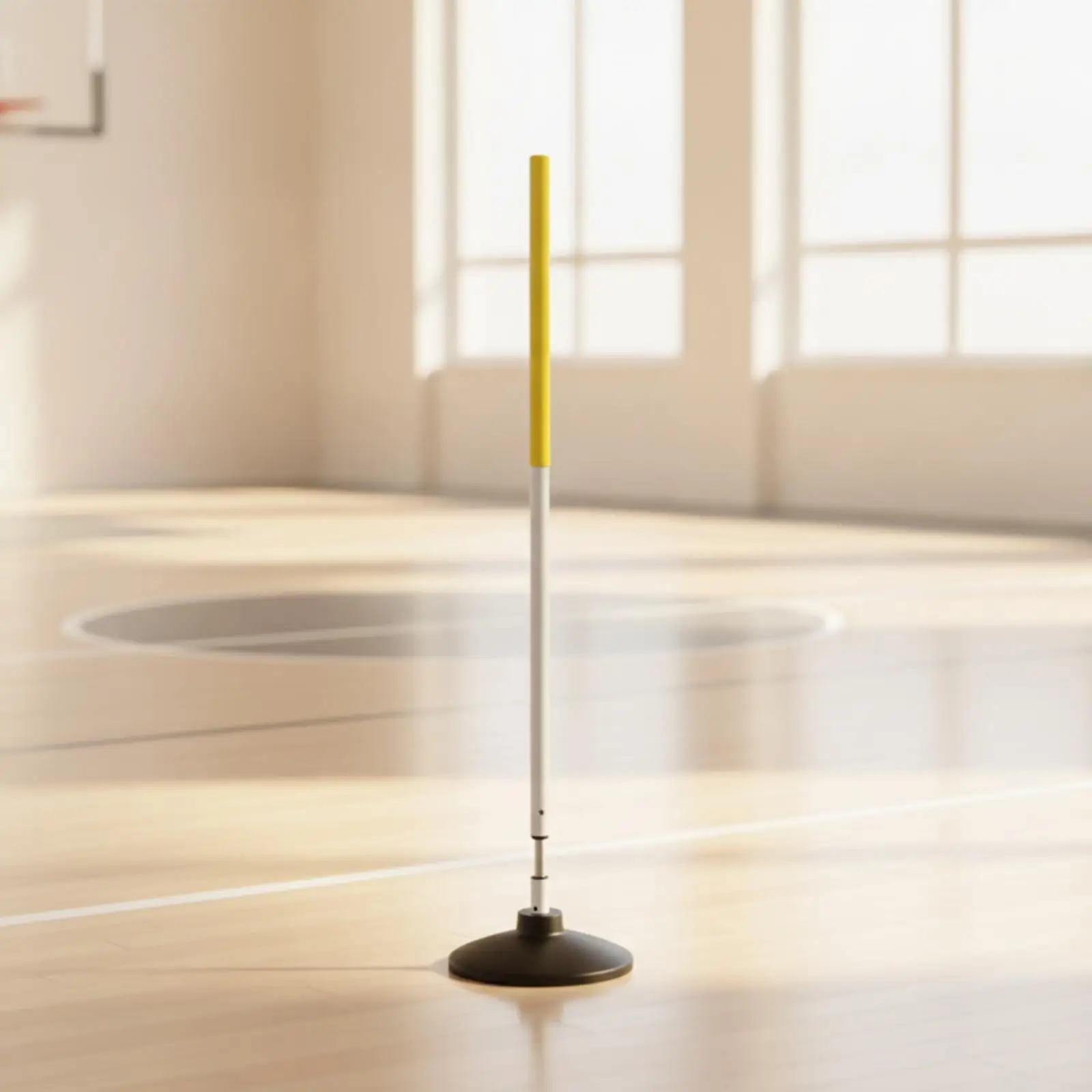Safety Training Equipment Foam Wrapped Agility Pole Stable Rubber Base One Meter Marker for Obstacle Exercises